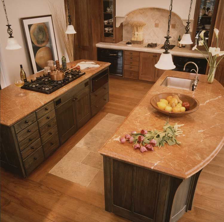 Elegant marble kitchen installation by Miconi Marble & Tile