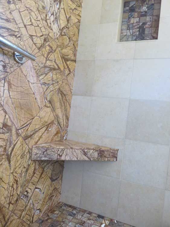 Marin County bathroom by Miconi Marble & Tile — porcelain bathroom wall tile (project 13)