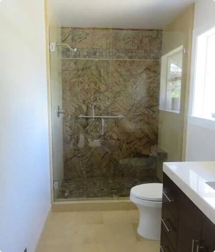 Featured Marin County marble and tile project 1 by Miconi