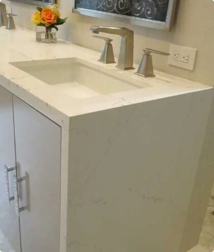 Featured Marin County marble and tile project 3 by Miconi