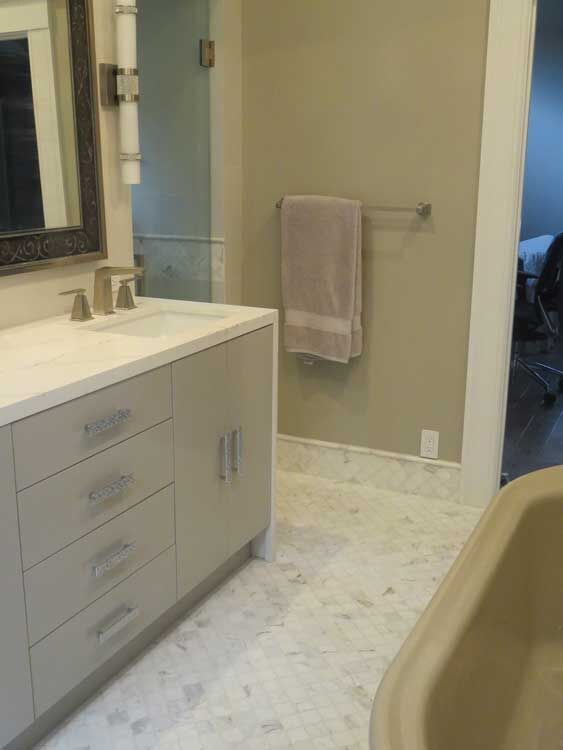 Bathroom remodel by Miconi Marble & Tile near San Anselmo, Marin County